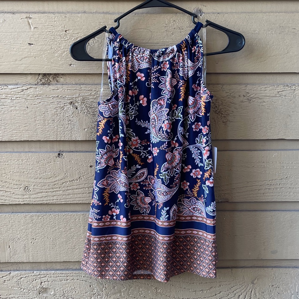 NWT Perseption Conception Sleeveless Blouse